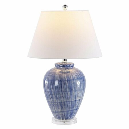 SAFAVIEH Lerma Table Lamp, Blue TBL4399A